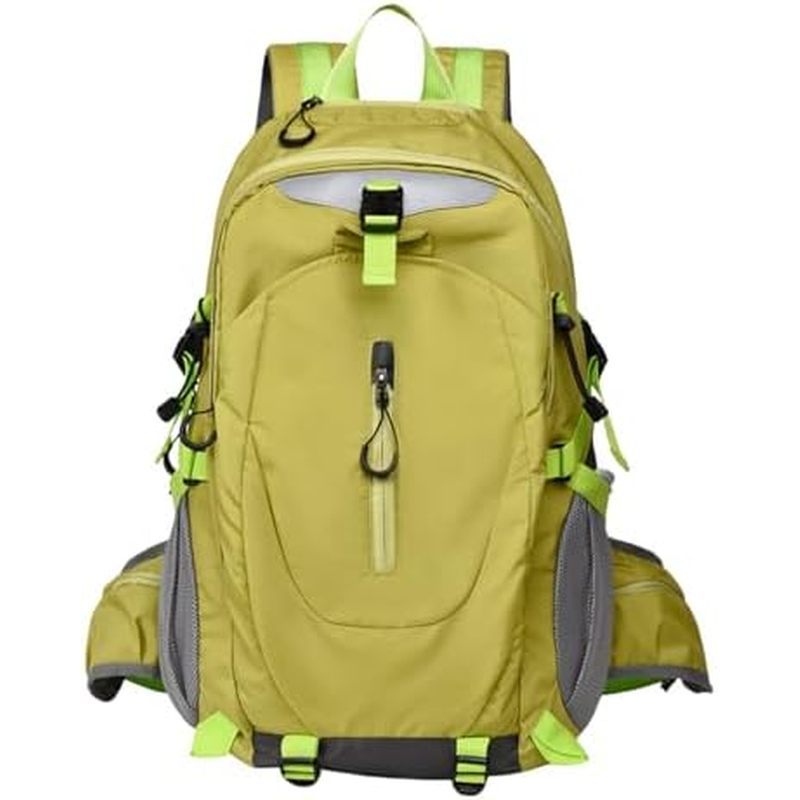 Adolescente Uni Hiking Trek Daypack Backpack Pack Ripstop Oxford Front Zip Chest Strap Cinto Cabe Em Laptop De 15.6 Pole