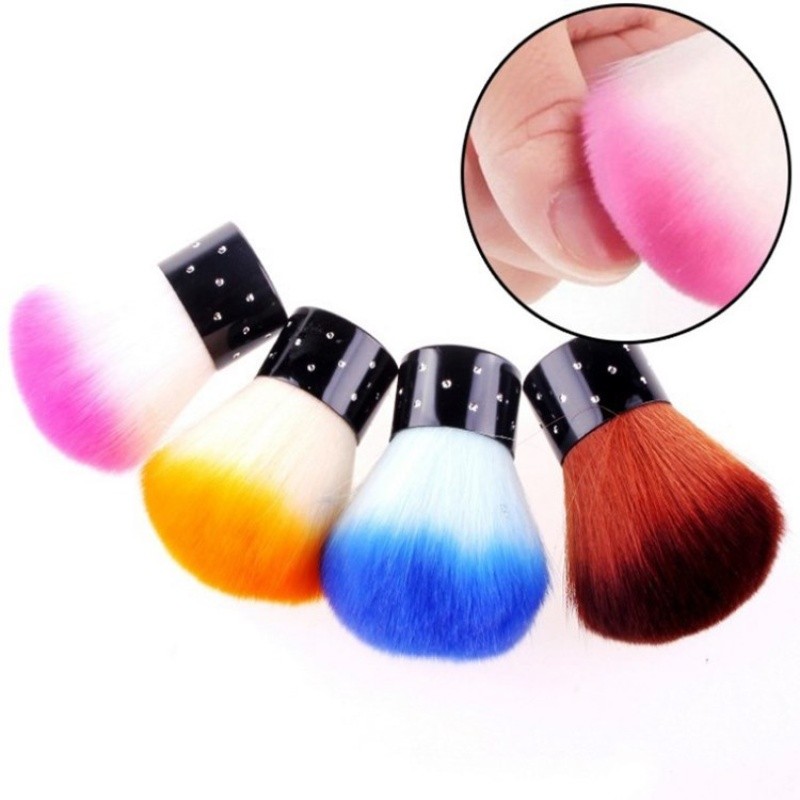 Ferramentas de Manicure com Escova Macia para Limpeza e Remoção de Poeira