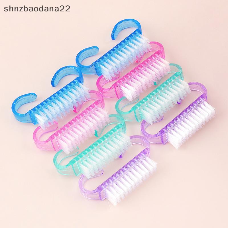 [Shnzd] 10/20Pcs Limpeza Escova De Unhas Nail Art Plástico Macio Remover Poeira Cuidados Com Os Dedos Gel Manicure Pedic