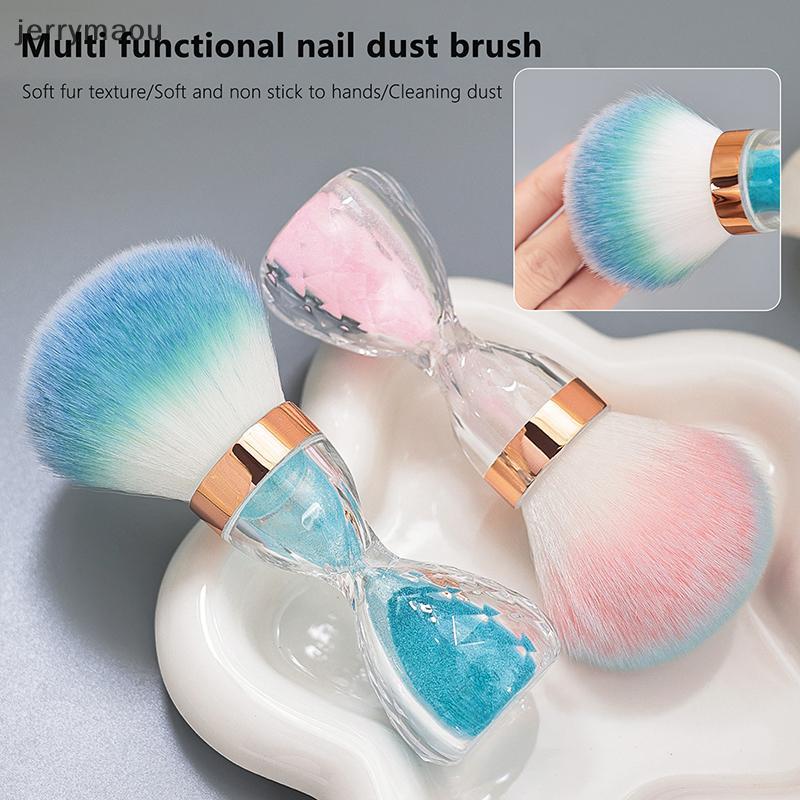 [JER] 1 Pcs Profissionais Nail Art Escova Estilo Limpeza De Poeira Pincel De Maquiagem Acessórios De Manicure Ferramenta