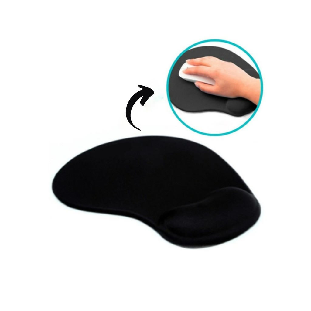Mouse Pad Com Apoio Para O Pulso Almofadado Confortável