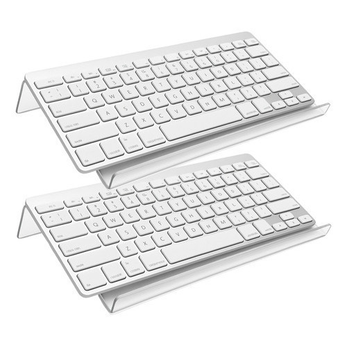 Kit 2 Suporte Teclado Acrílico Design Ergonômico