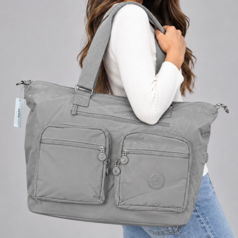Bolsa Maternidade Transversal de Ombro Feminina Casual Cabe Notebook Trabalho Escolar Faculdade