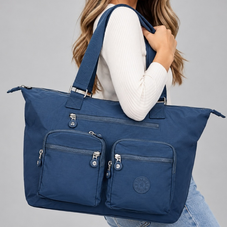 Bolsa Maternidade Transversal de Ombro Feminina Casual Cabe Notebook Trabalho Escolar Faculdade