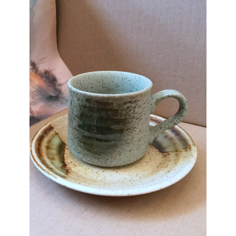 Yixing Retro nostálgico terra esmalte cerâmica antiga Zen xícara de café chá leite copo 145ml capacidade ouro uma xícara