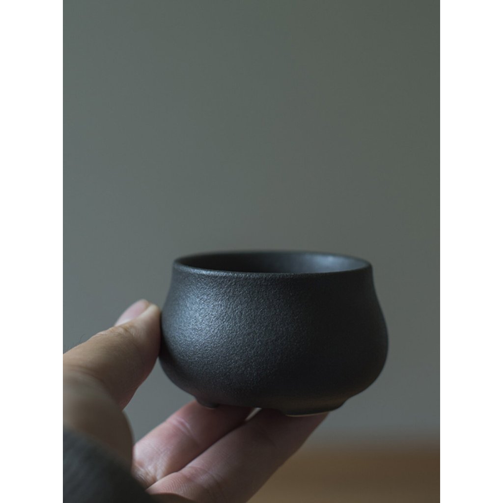 Retro japonês artesanal Zen tigela tipo queimador de incenso cerâmica pequena aromaterapia doméstica adoração incenso cr