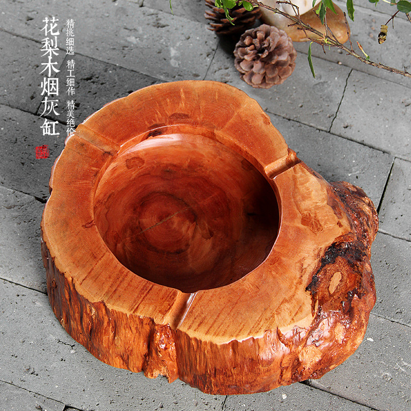 Novo estilo chinês cinzeiro de jacarandá criativo casa sala estar personalidade tendência Zen Oversized Retro cerimônia