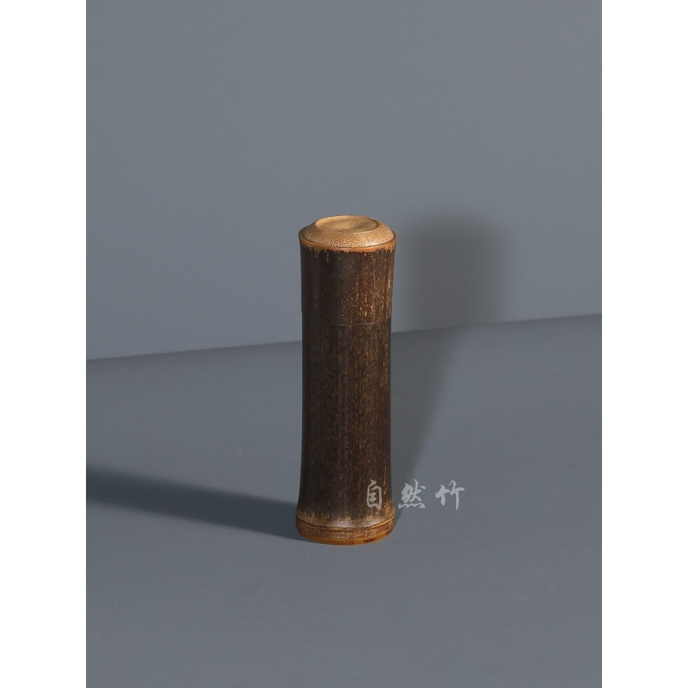 Lata de chá de bambu roxo portátil pequena lata selada criativa única moda portátil bambu jogar bambu pode Retro Zen