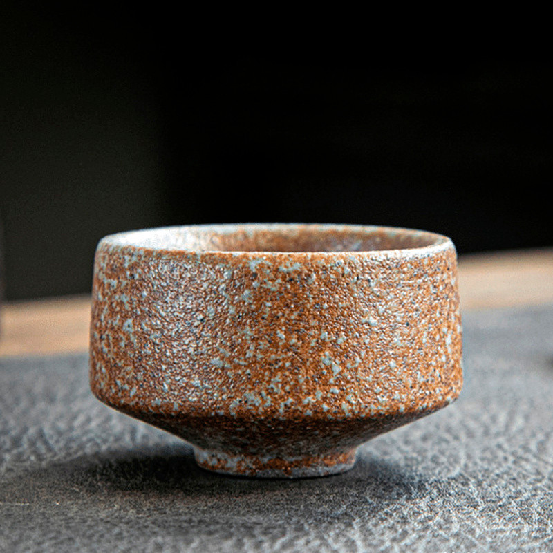 Retro estilo chinês estilo japonês estilo zen cerimônia de chá zen cerimônia grossa pedra Miya preto Kung Fu xícara de c