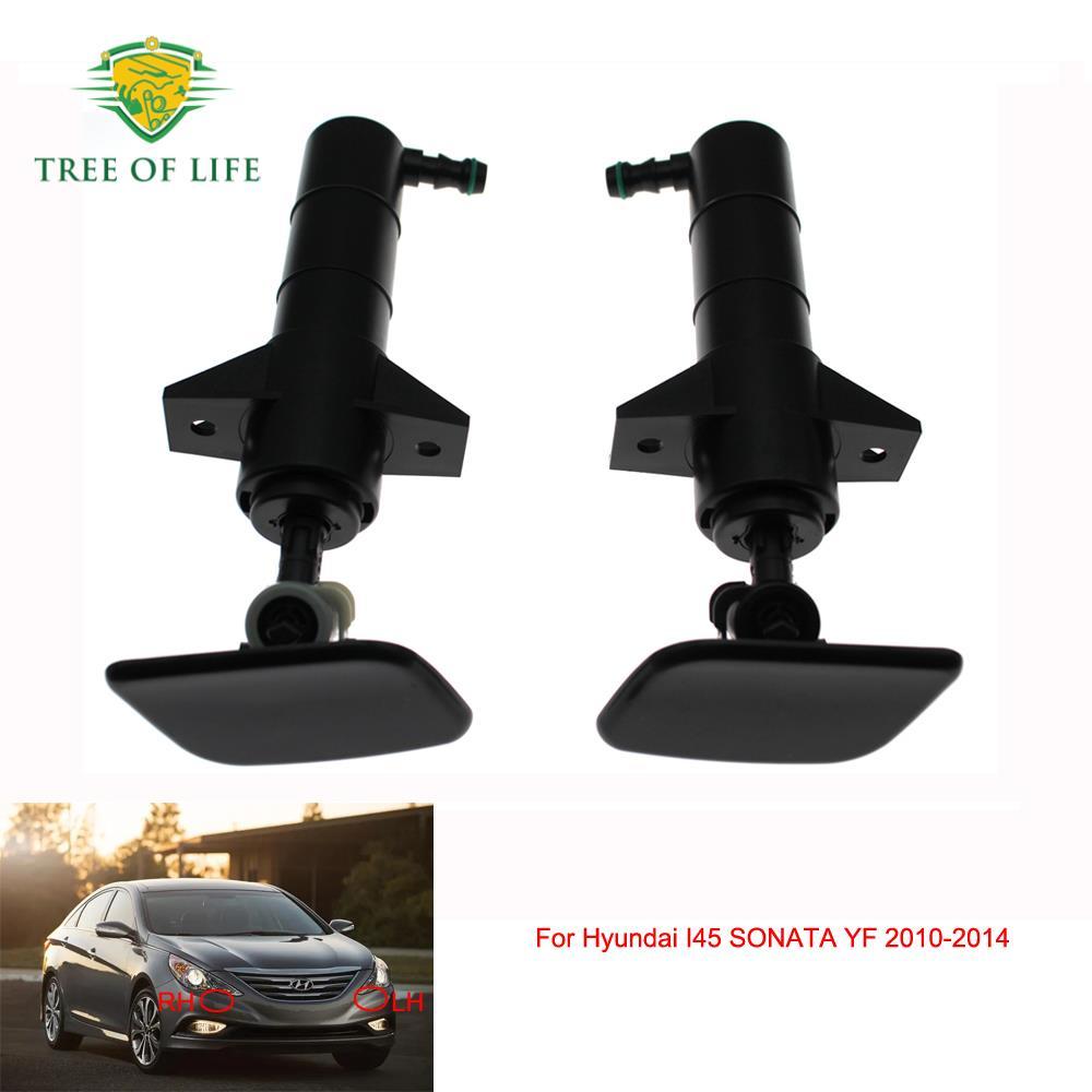 Farol Dianteiro Limpeza Lavadora Spray Bico Bomba Cilindro Tampa De Jato Para Hyundai Sonata 8 Azera Grandeur (HG) 2011-