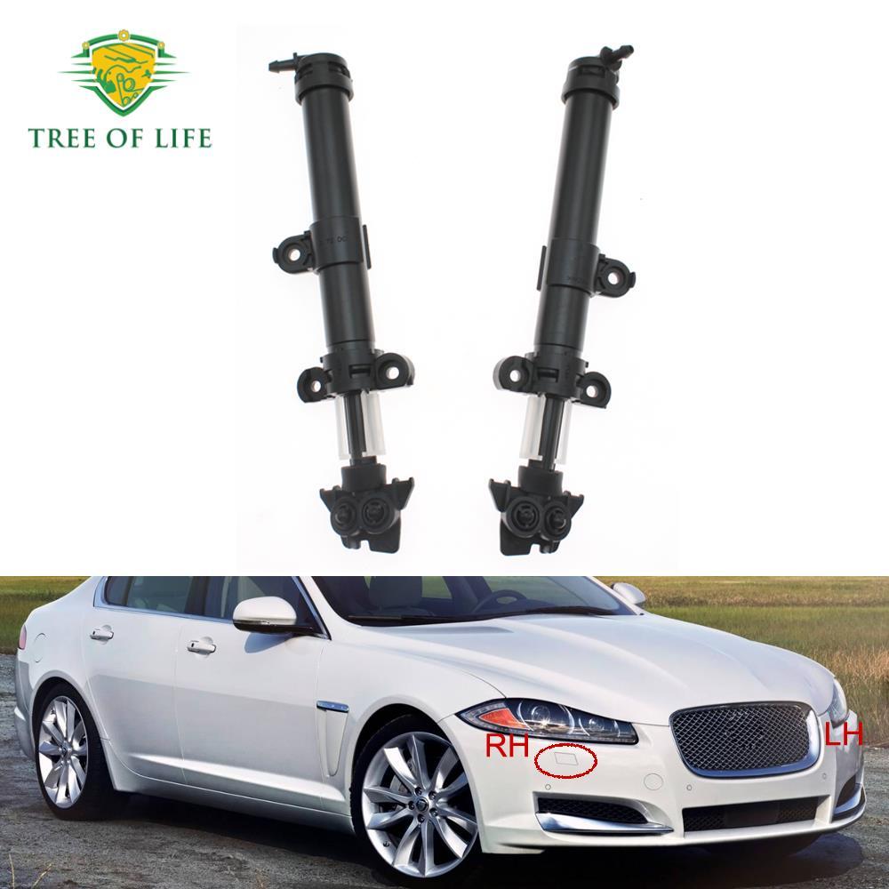 Para Jaguar XF 2013 2014 2015 Amortecedor Dianteiro Farol Lâmpada Lavadora Spray Bico Bomba De Limpeza Atuador C2Z13782