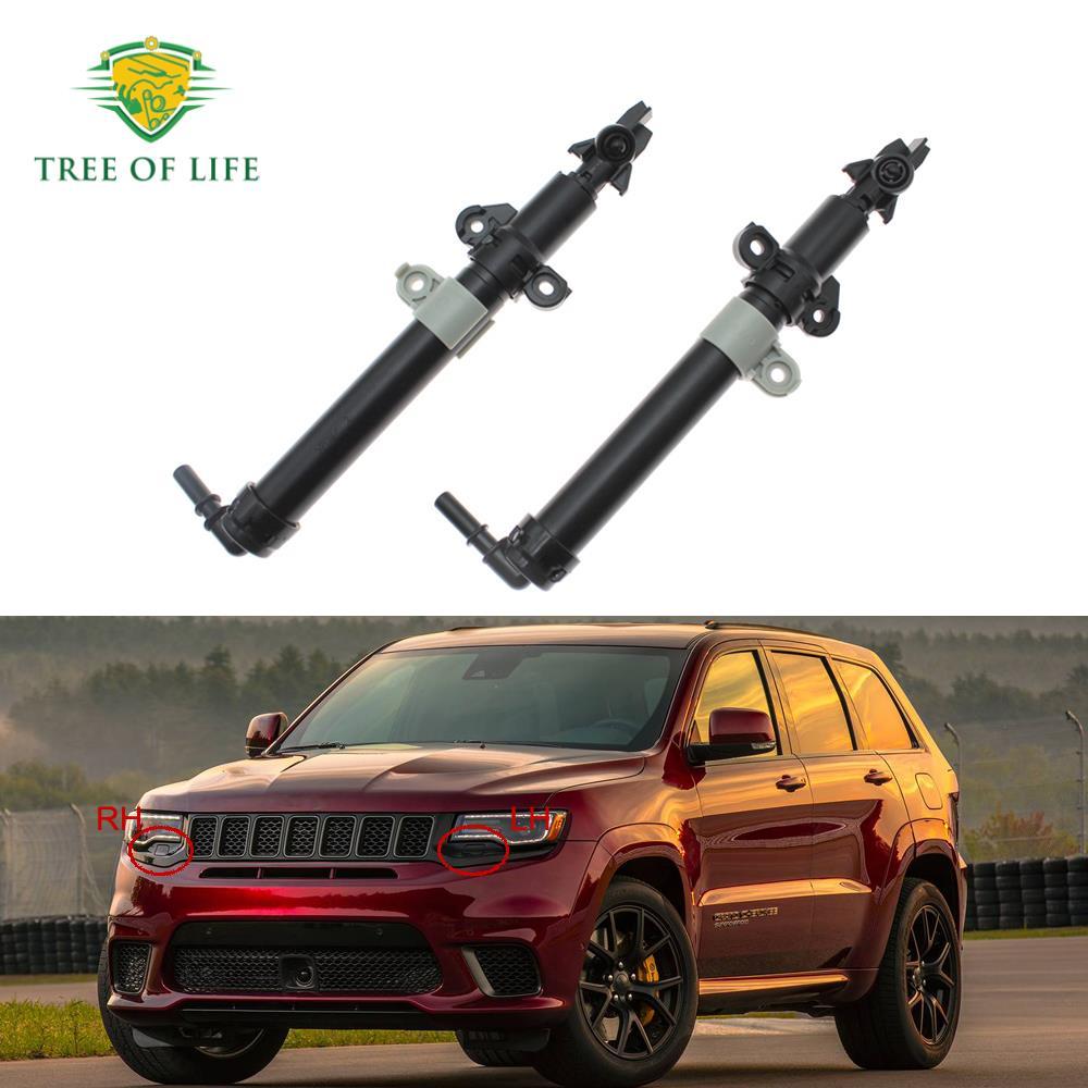 Cabeça Dianteira Luz Lâmpada Lavadora Spray Bico Bomba De Limpeza Atuador Jato Para Jeep Grand Cherokee 2017-2021 683498