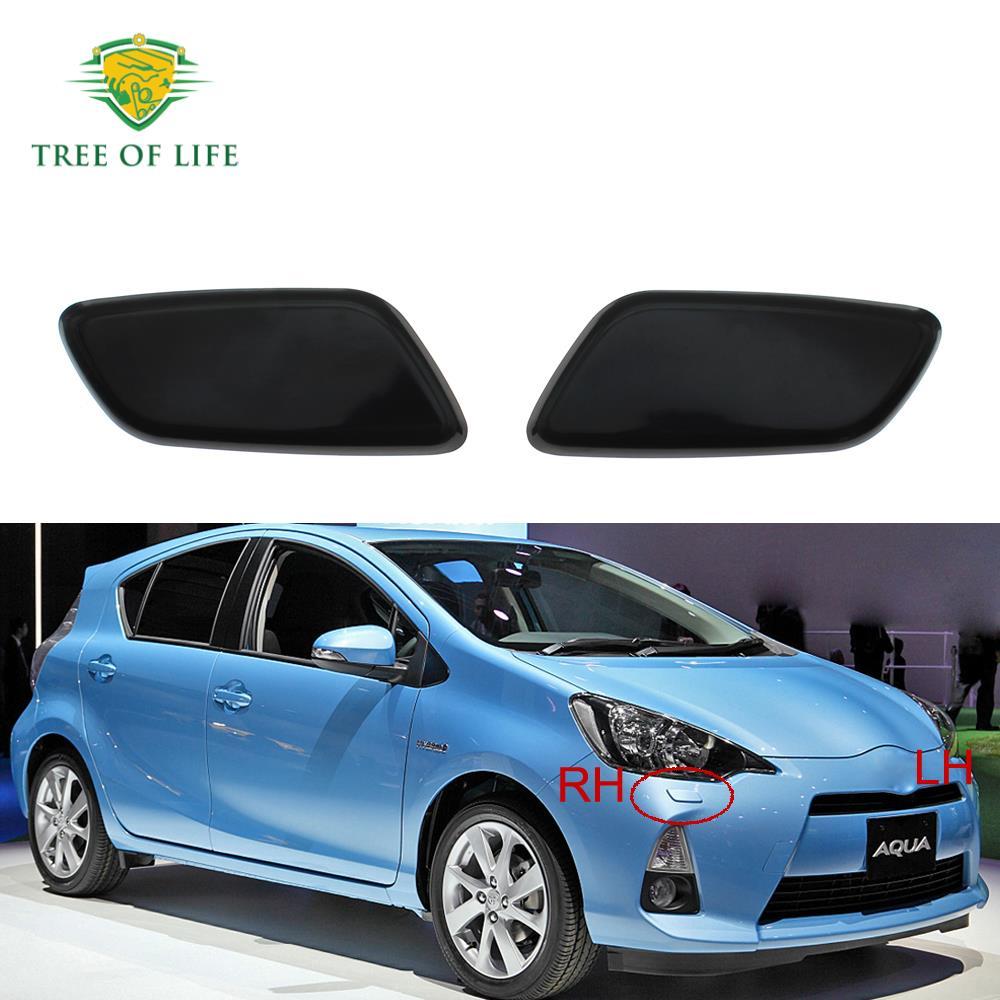 Amortecedor Dianteiro Farol Lâmpada Lavadora Spray Limpeza Atuador Capa Para Toyota Aqua Prius C 2011-2017 85353-52010 8