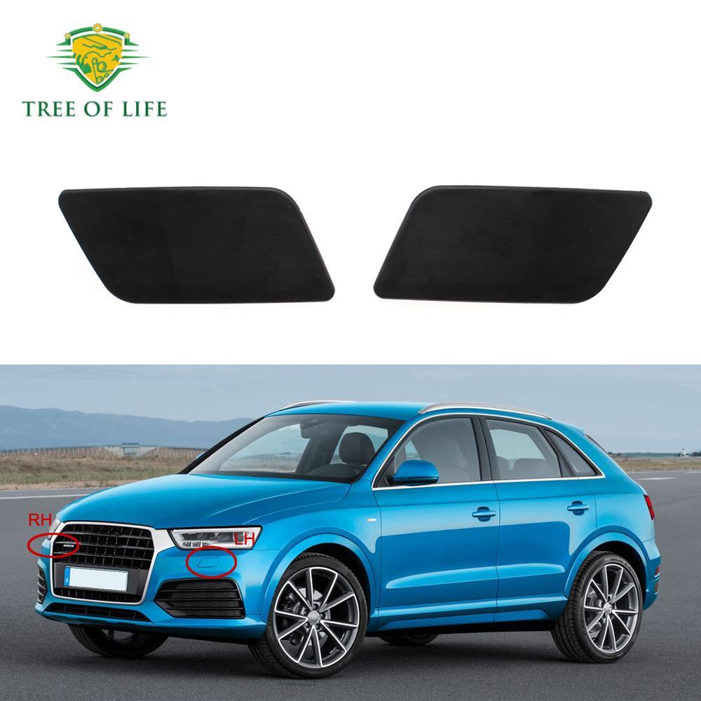 Amortecedor Dianteiro Farol Lâmpada Lavadora Spray Limpeza Atuador Capa Para Audi Q3 2016 2017 2018 8U0955275E 8U0955276
