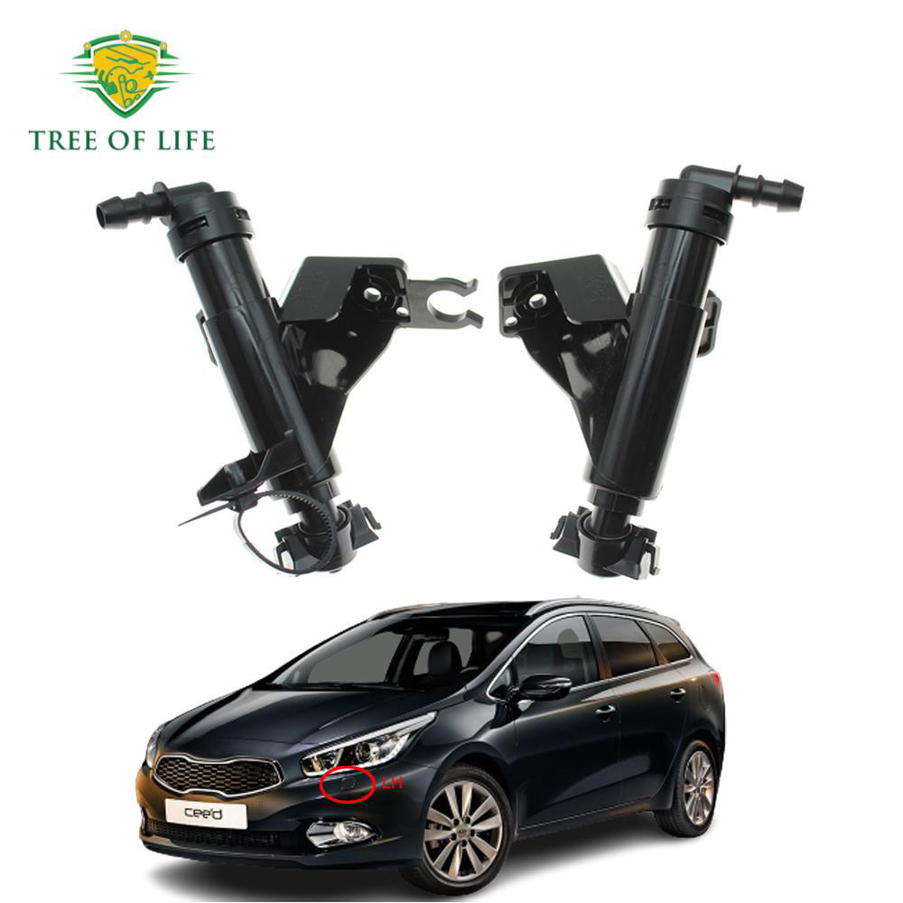 Cabeça Dianteira Luz Lâmpada Lavadora Spray Bico Bomba De Limpeza Atuador Jato Para KIA CEED 2012-2017 98671-A2700 98672