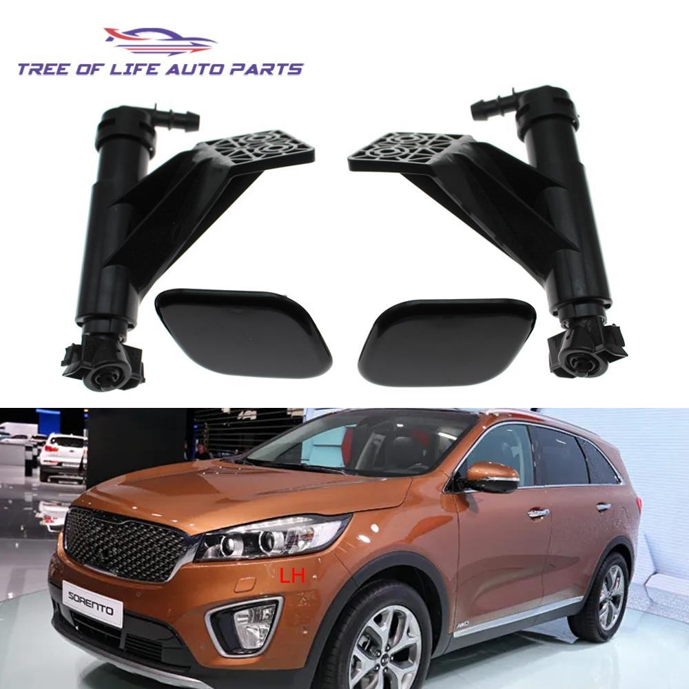 Para KIA Sorento 2013 2014 Bocal Da Arruela Do Farol Dianteiro Bomba De Spray De Limpeza + Tampa OEM # 98171-2P500 98672