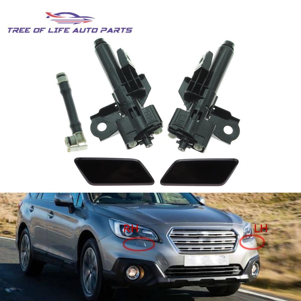 Bico Lavador De Farol Dianteiro , Bomba De Spray De Limpeza + Tampa De Cobertura Para Subaru Legado Outback BN BS B15 20