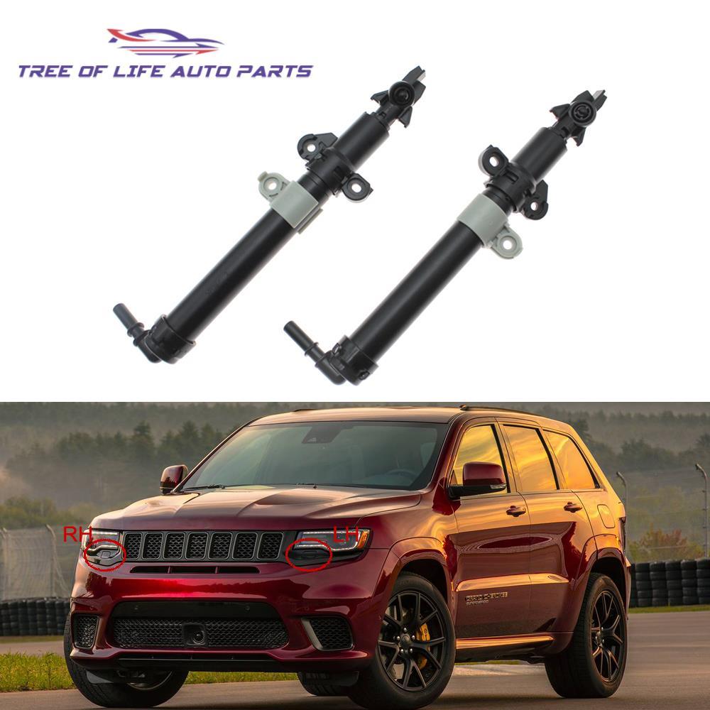 68349873AB Ab 68349872AB Bico Lavador De Farol Dianteiro , Bomba De Spray De Limpeza Para Jeep Grand Cherokee 2016 2017