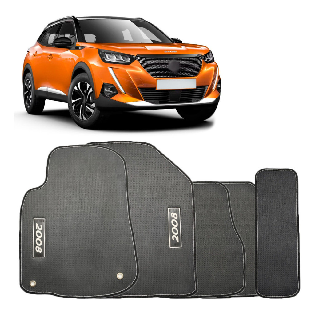 Jogo Tapetes 5 Pçs Pvc Peugeot 2008 2015 16 17 18 19 A 2022