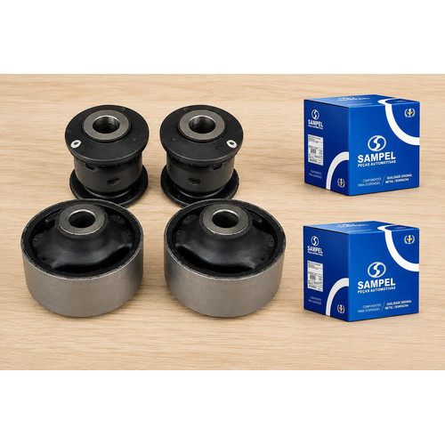 Kit 4 Bucha Bandeja Balanca Honda Hrv Hr-v 2015 Até 2022