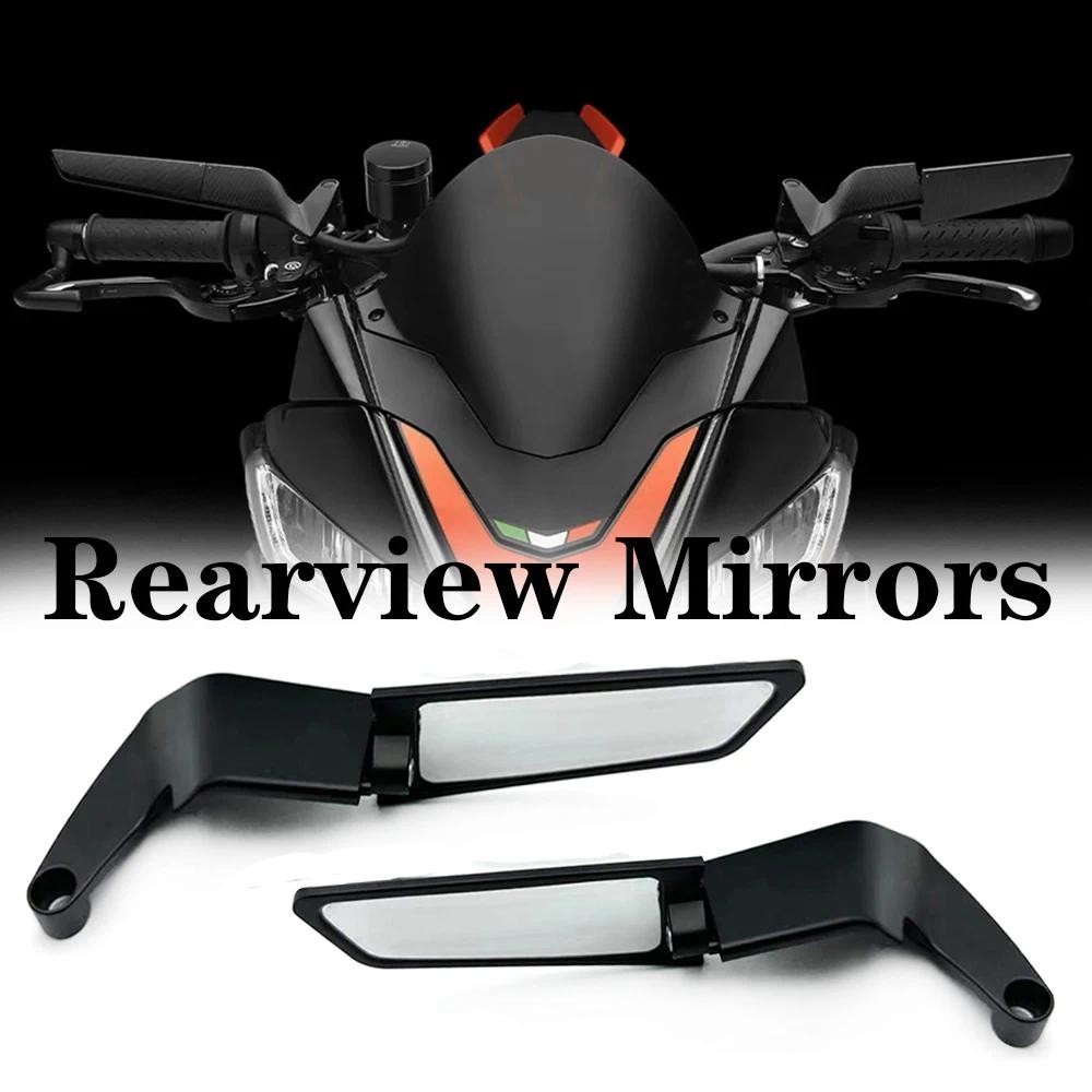 Para Aprilia Pegaso 650 DORSODURO 1200 750 SHIVER 750 Motocicleta Asa De Vento Fixa Espelho Retrovisor Competitivo Inver
