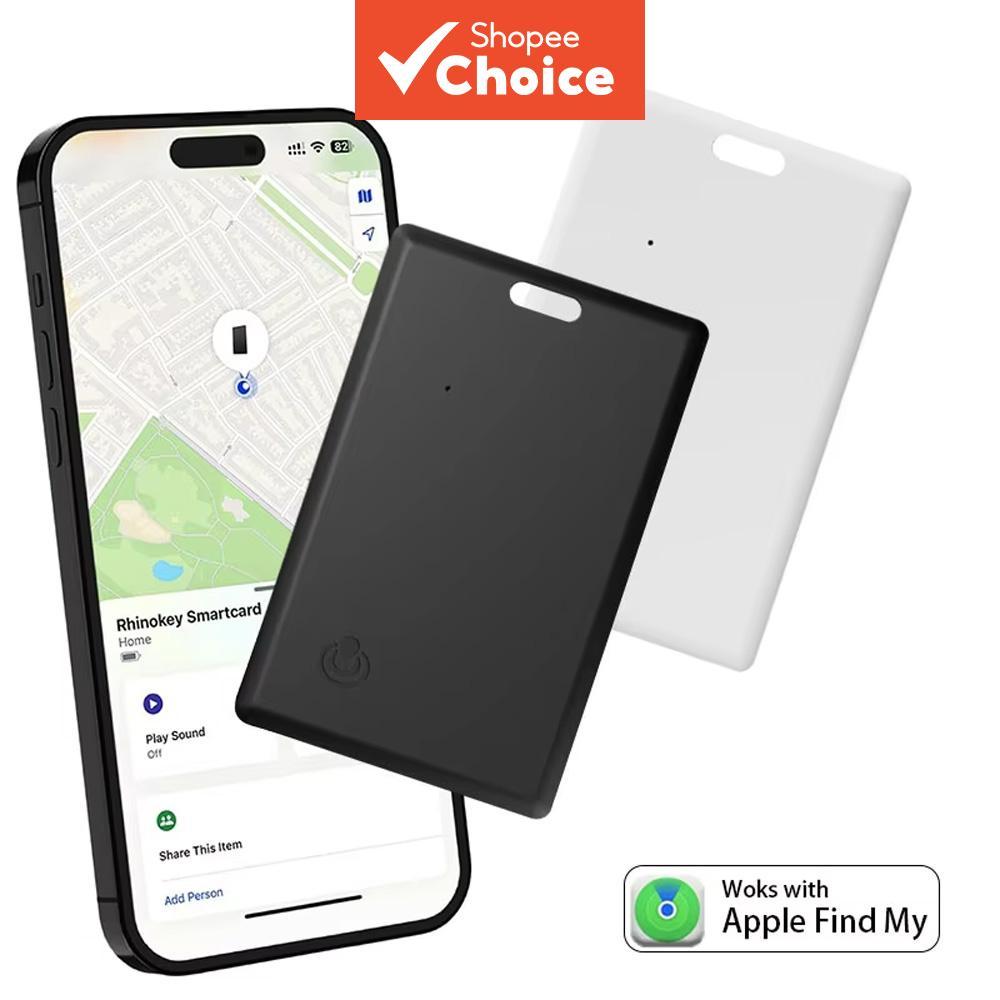 Rastreador de cartão, rastreador de carteira e tag inteligente compatível com iOS, projetado para objetos de valor como