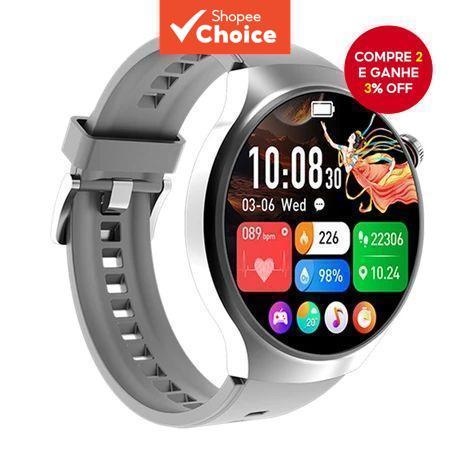GT5 Pro Relógio Inteligente Masculino - Primavera 2026 HD AMOLED GPS NFC 24/7 Rastreador de Saúde
