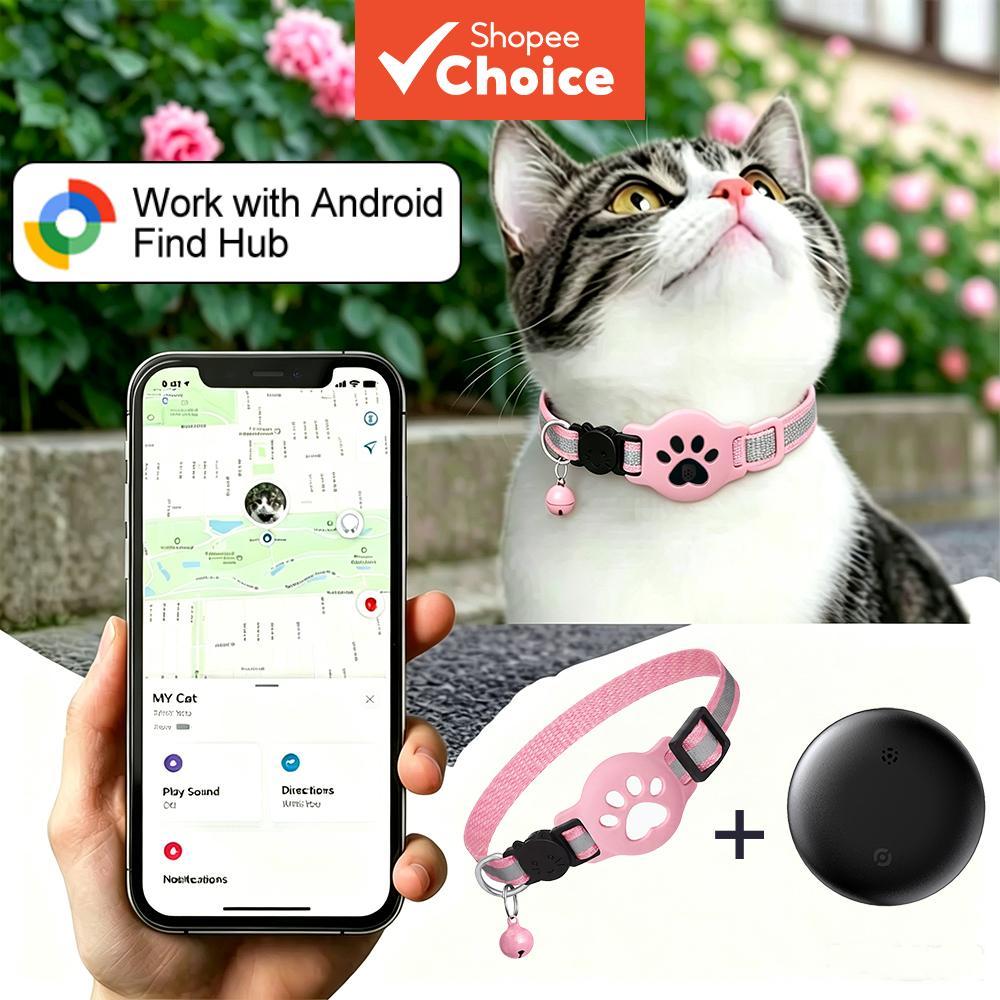 Rastreador GPS com etiqueta de localização inteligente para colar de gato ao ar livre no verão, novo 2026