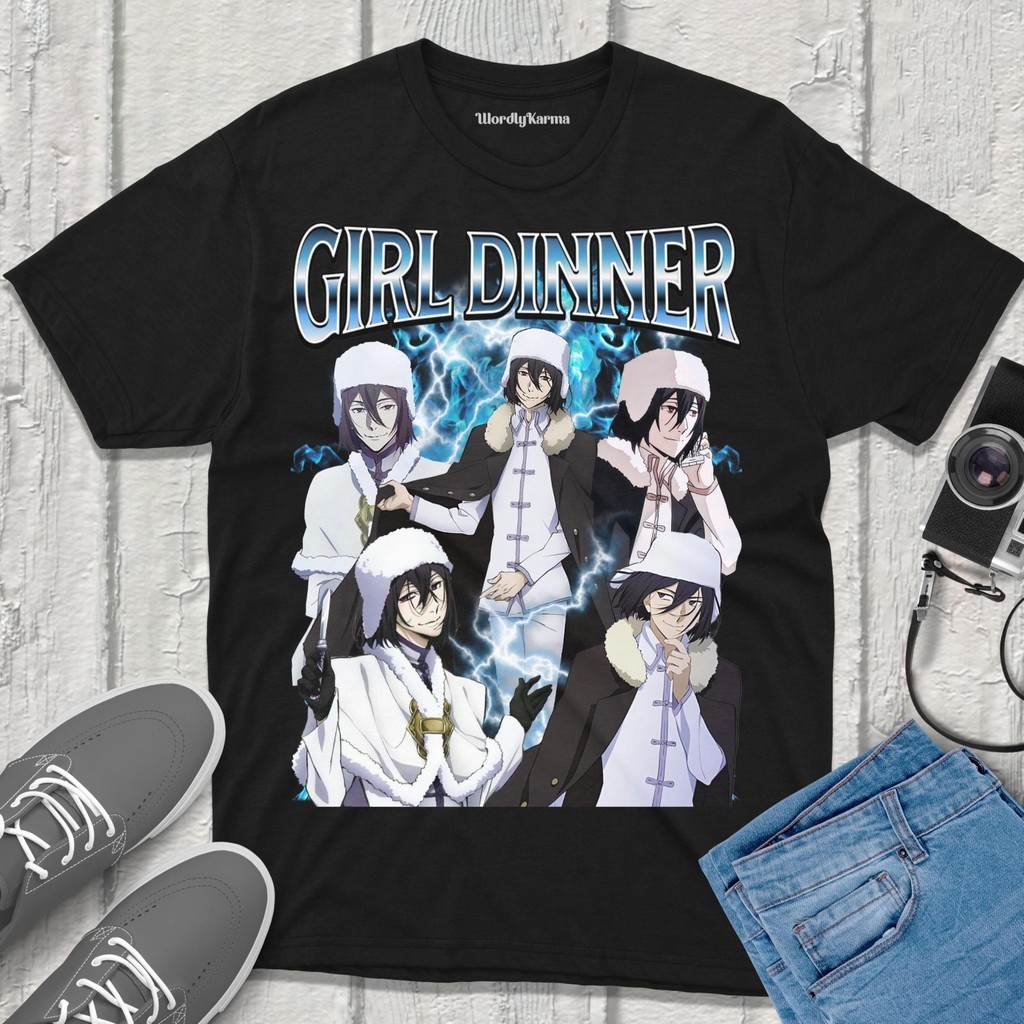 Camiseta Básica Anime Fyodor Dostoevsky Bungo Stray Dogs Verão