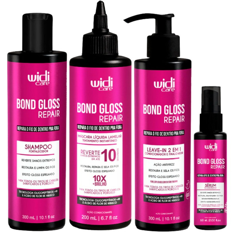 Kit Widi Care Bond Gloss Repair Reparação - Monte seu kit !