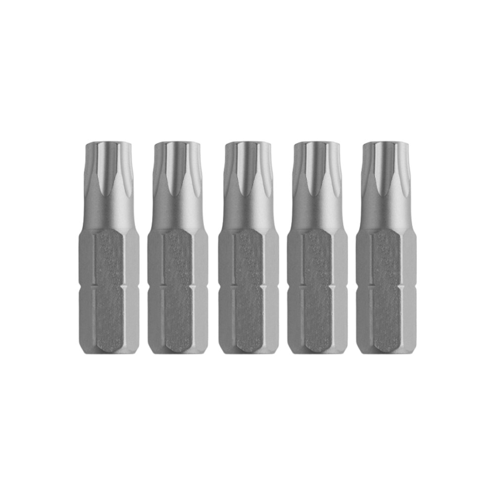 Kit com 5 Bits Torx T10 x 25mm Encaixe 14