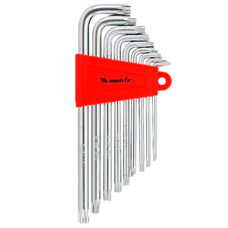 Jogo de Chave Torx Longa T10 à T50 MTX 09 Peças