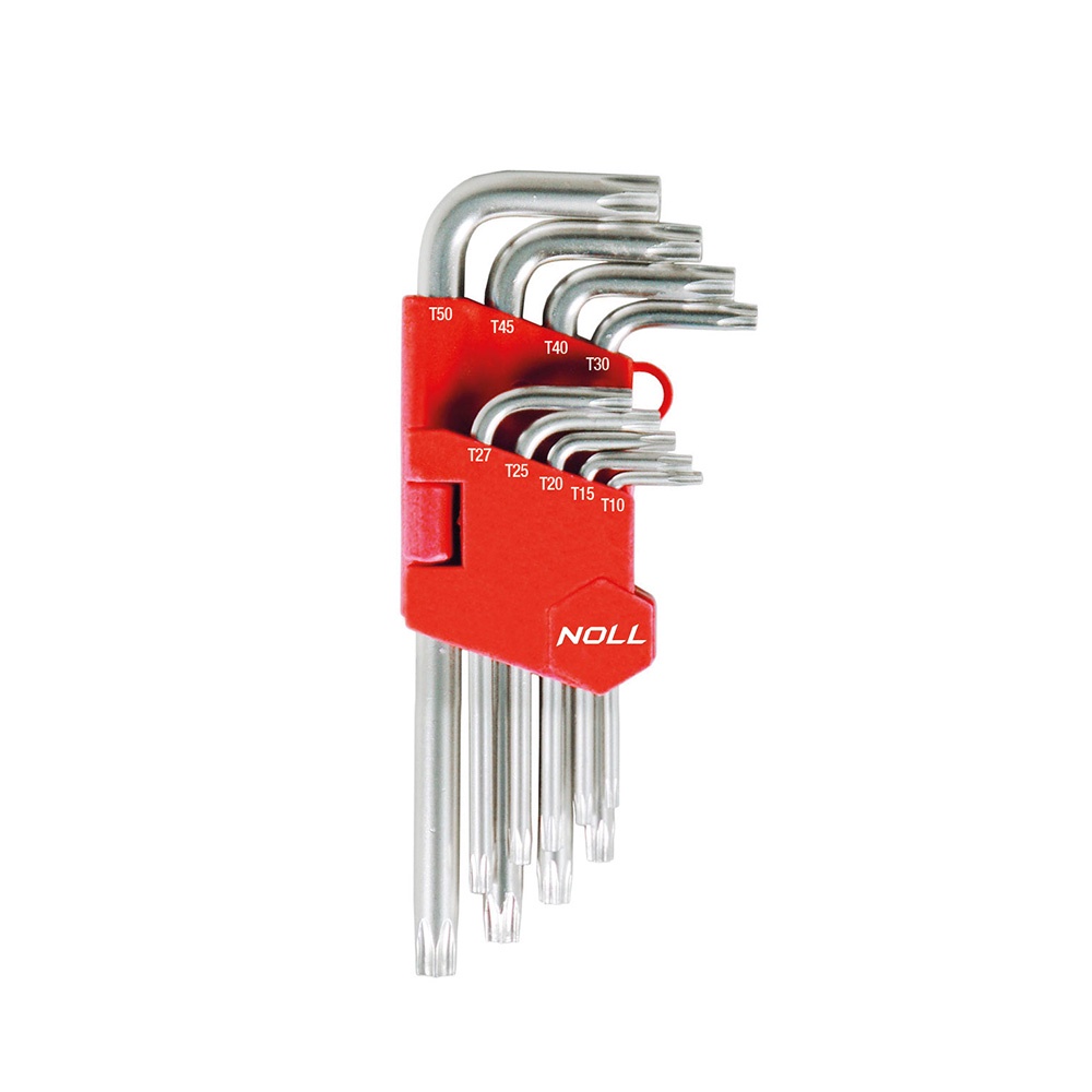 Jogo de Chave Torx T10 à T50 9 Peças