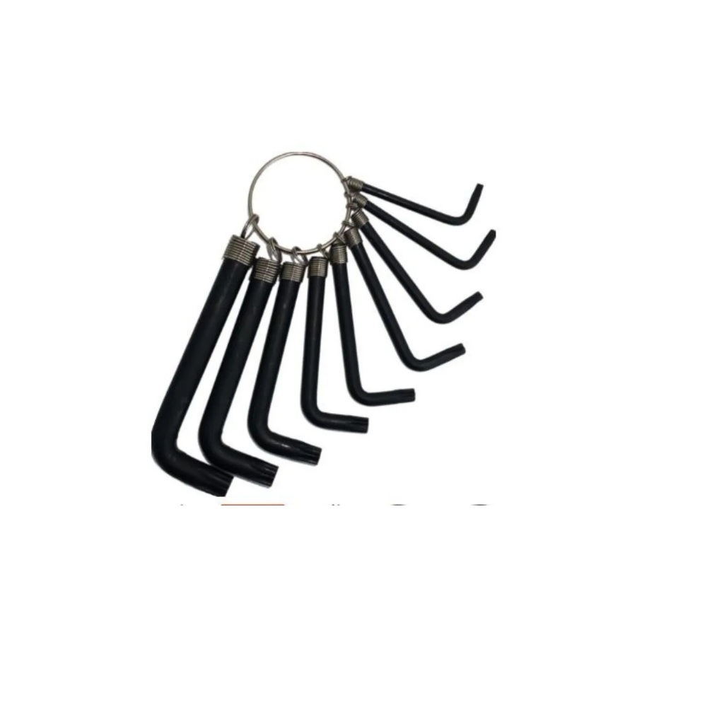 Jogo Chave Torx T10 - T50 9 Peças  com argola Sparta