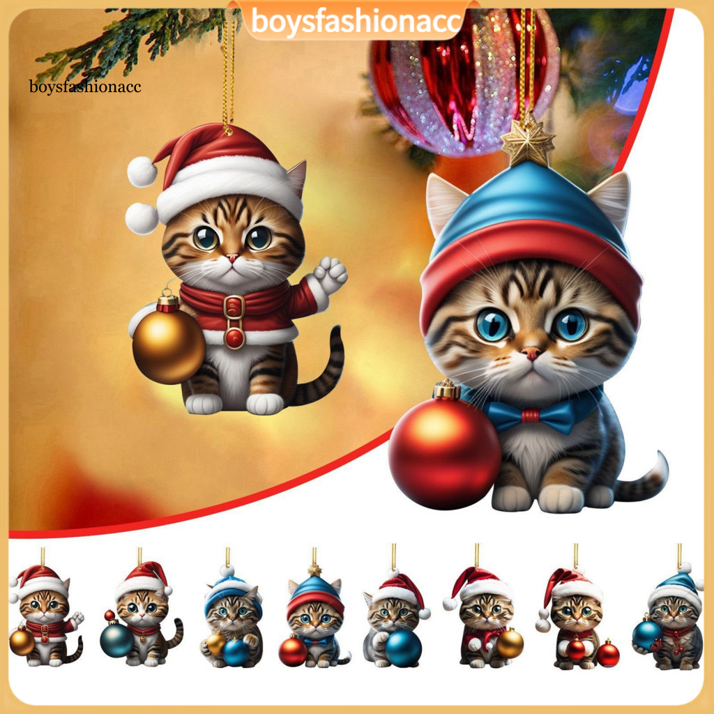 2025 Christmas Advent Calendar with Cute Cat Ornaments – 24-day Countdown Box Unique Holiday Gift for Kids and Family