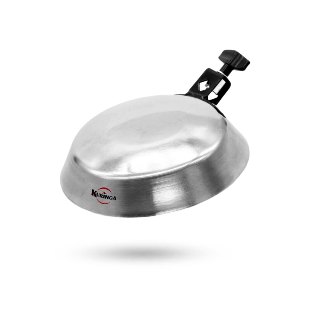 Frigideira Musical Em Aço Inox Com Suporte Para Clamp Torelli