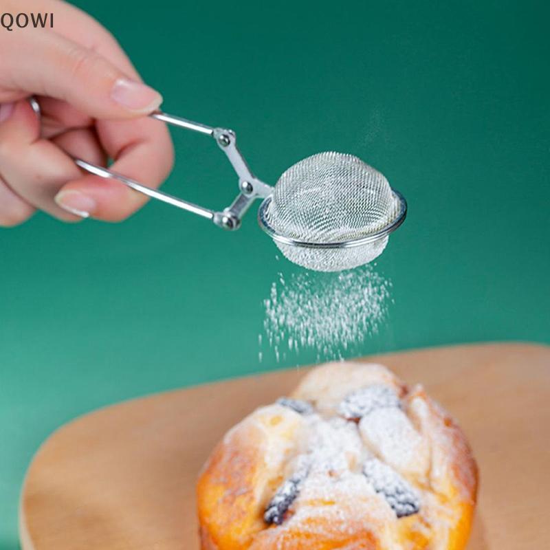 qo Multifuncional Peneira De Farinha De Aço Inoxidável Ferramenta De Cozimento Portátil Malha De Cozinha Doméstica Açúca