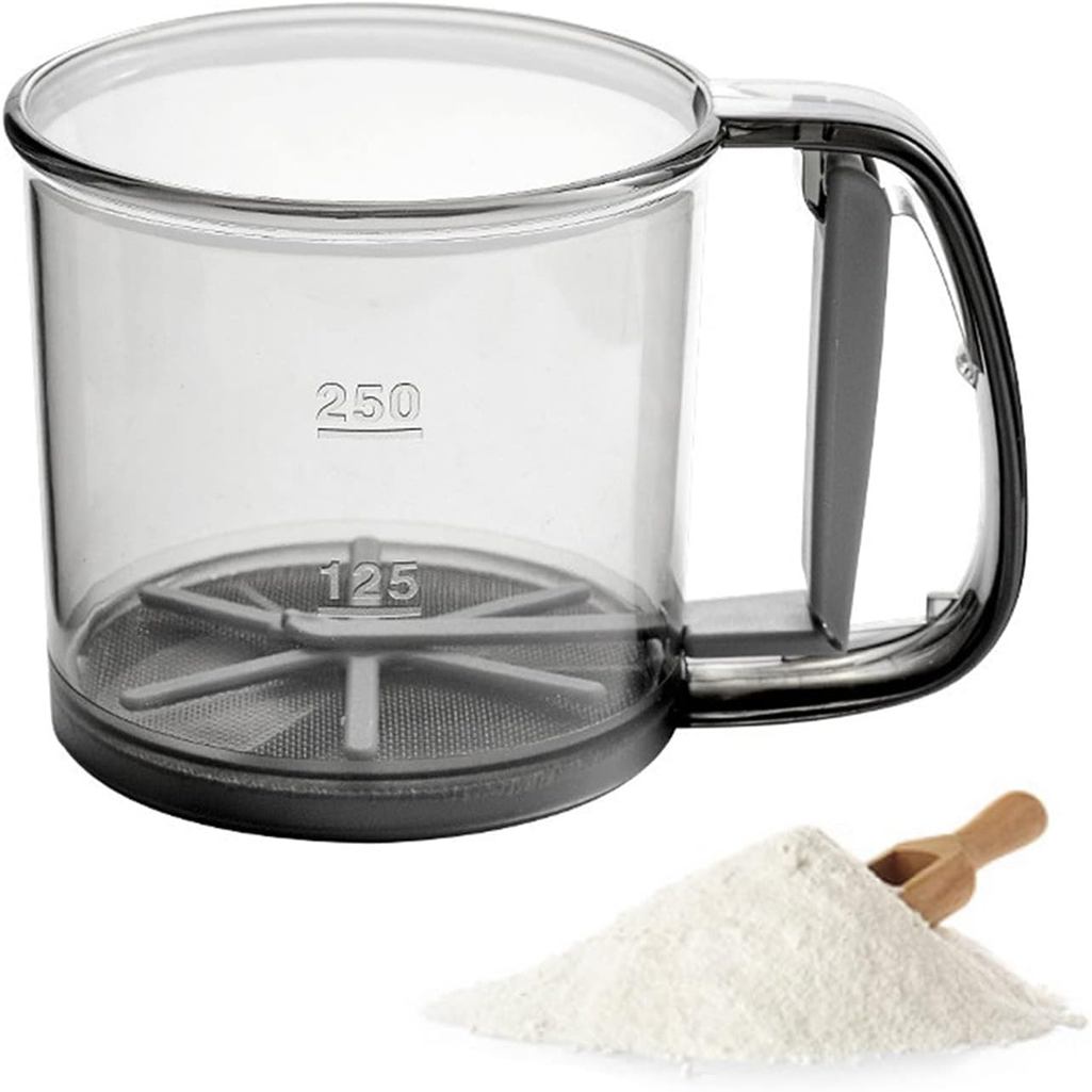 Peneira De Farinha Manual Para Assar , Pó Portátil De Malha Fina Multiuso , Açúcar Em , Cacau , Ferramenta De Cozimento