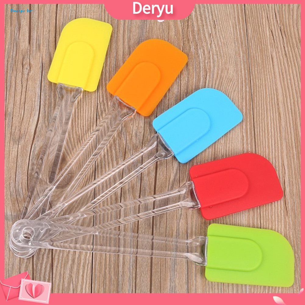 Cozinha Silicone Creme Manteiga Bolo Espátula Mistura Massa Raspador Ferramenta De Cozimento