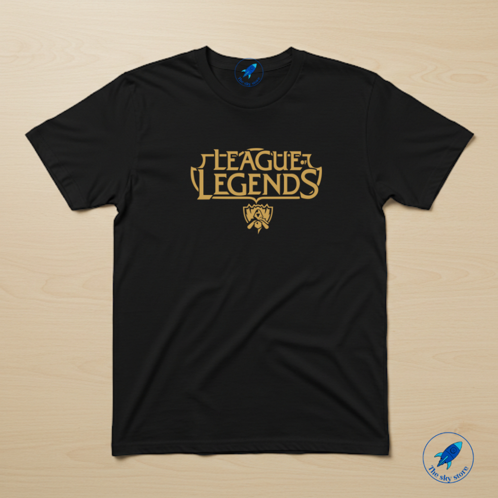 Camisa Camiseta LOL League of Legends Gamer 100% Algodão