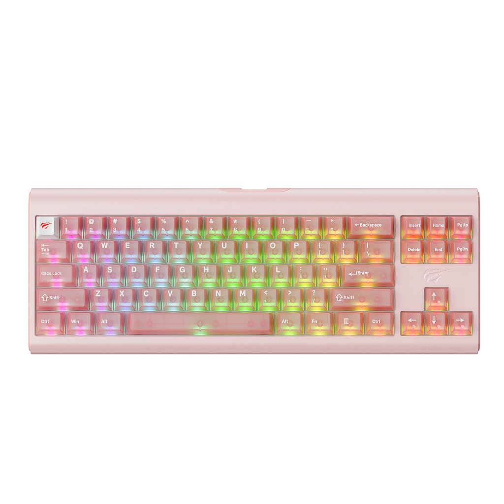 Teclado Mecanico Havit - Rosa Kb896l - V K S Gaming