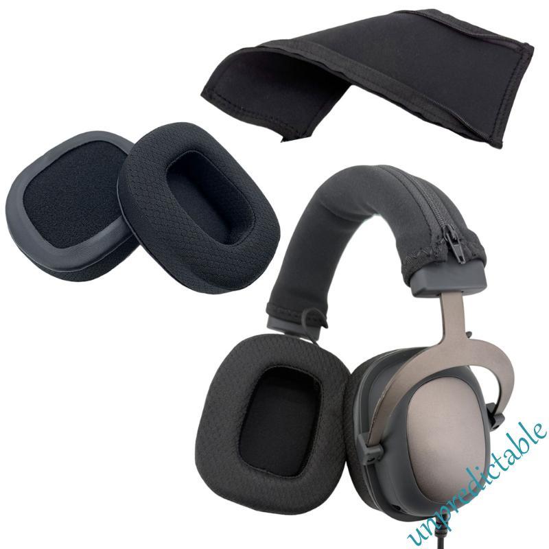Almofada Ouvido Bandana Almofadas Capa Substituição Proteína Couro Earmuffs Para Havit H2002D Gaming Head