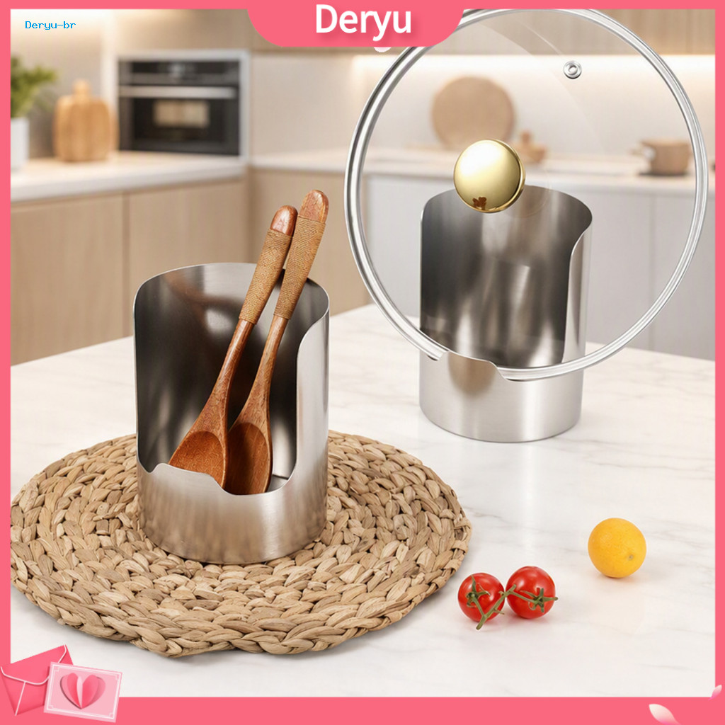 Stainless Steel Pot Lid Organizer Modern Metal Kitchen Decor Storage Rack – Vertical Cutting Board Spatula for Counter