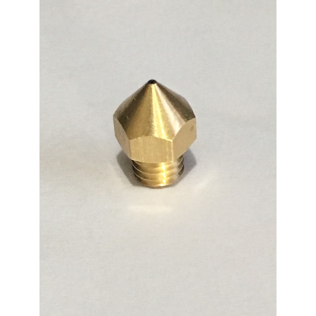 Bico  Nozzle_mk8_Hotend_Kit 3 peças_Impressão 3D_0,3 mm, 0,8 mm e 1,0 mm ( uma pçs de cada item )