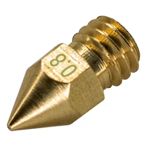 Kit 5x Nozzle Bico Hotend 1.75mm M6 0.8mm