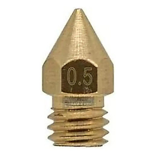 Kit 5x Nozzle Bico Hotend 1.75mm M6 0.5mm