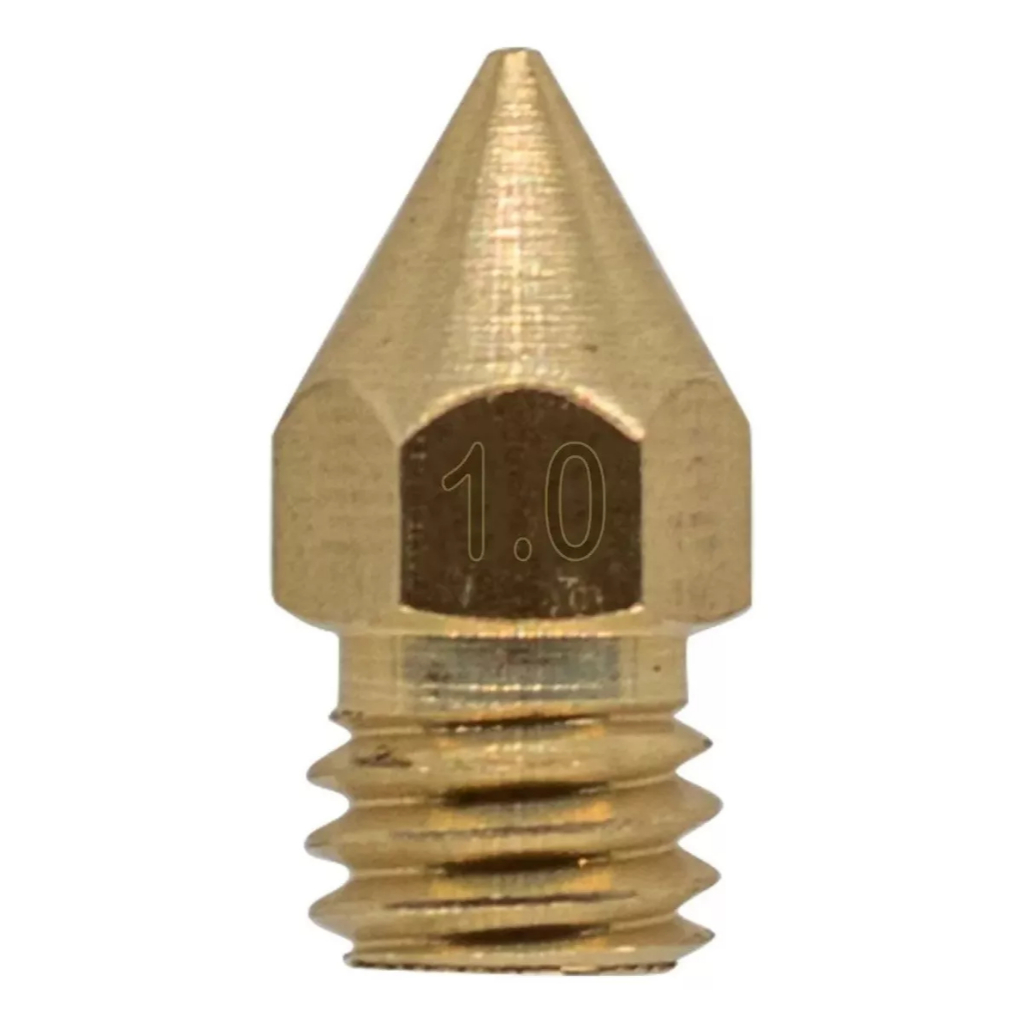 Kit 5 Unidades Nozzle Bico Hotend 1.75mm M6 1.0mm 3d Printer