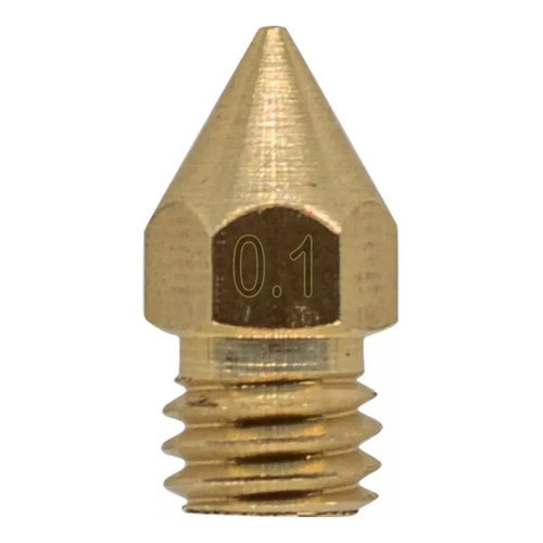 Kit 5x Nozzle Bico Hotend 1.75mm M6 0.1mm
