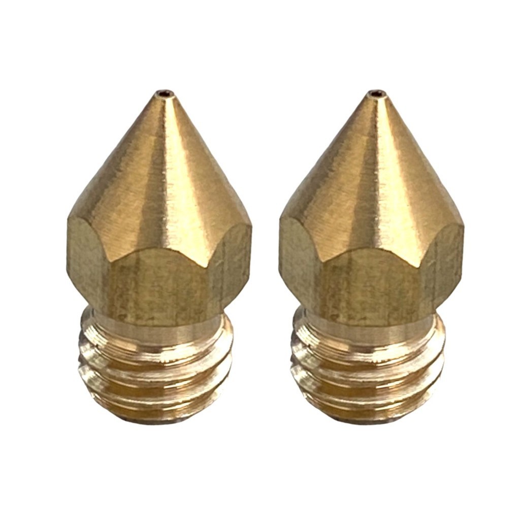Kit 2 Bicos Nozzle P/ Hotend Impressora 3d 0.8mm Mk8 1.75mm