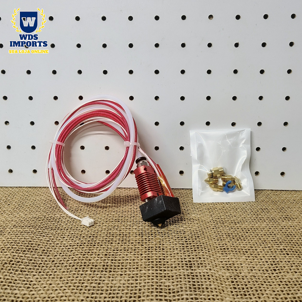 Kit Hotend Completo Para Impressora 3d Ender 3 / Pro / V2 Tensão De Operação 24v + Nozzle De Cortesia